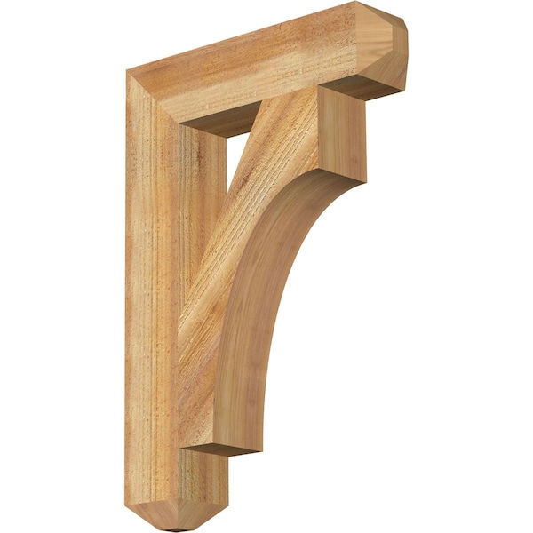 Ekena Millwork Westlake Craftsman Rough Sawn Bracket, Western Red Cedar, 4"W x 18"D x 26"H BKT04X18X26WTL04RWR - main